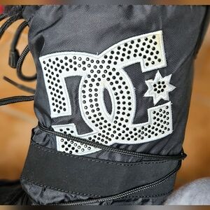 DC Black and White Snow Boots